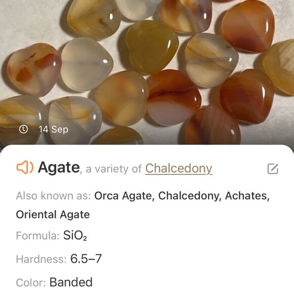 2/20$, Orange Pink Crystal Stone Lucky Charm / Car Rearview Mirror Charm - Picture 11 of 13